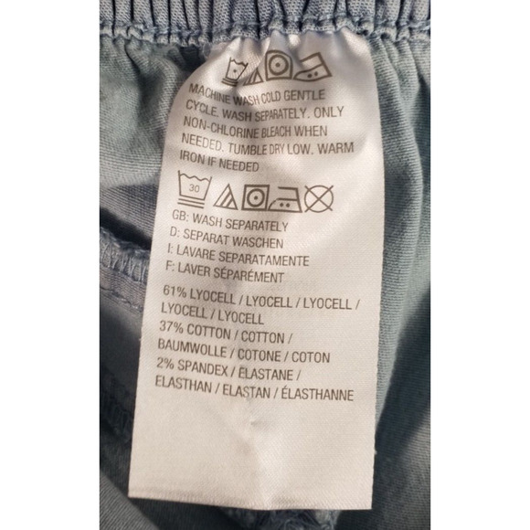 H by Halston Women’s Light Blue Joggers Pull On Pants Pockets Size 0 - Picture 6 of 7